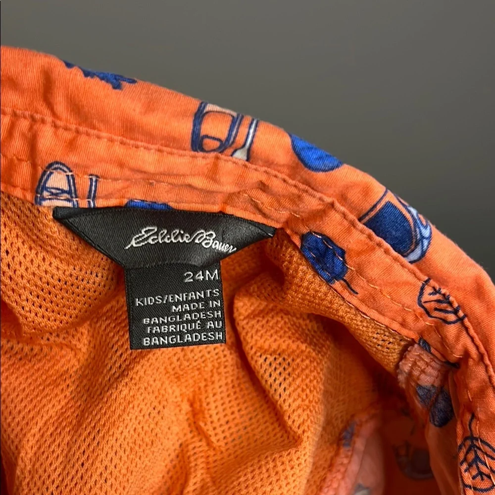 Eddie Bauer Kids One Piece - Orange with Blue Accents